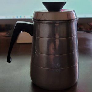 Vitality Aluminum by Makers of Mirro Pitch'r Pan - 4 Cups with Lid - Vintage